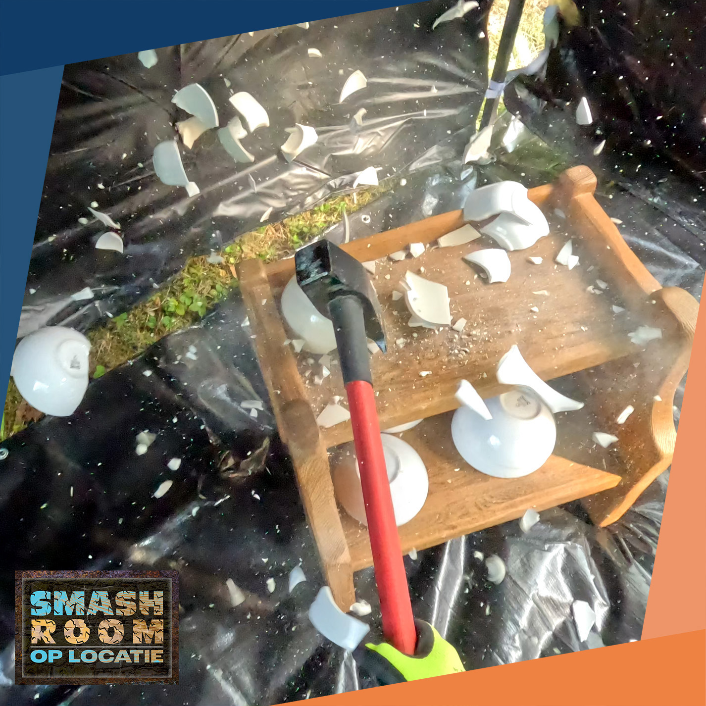 Smashroom op locatie