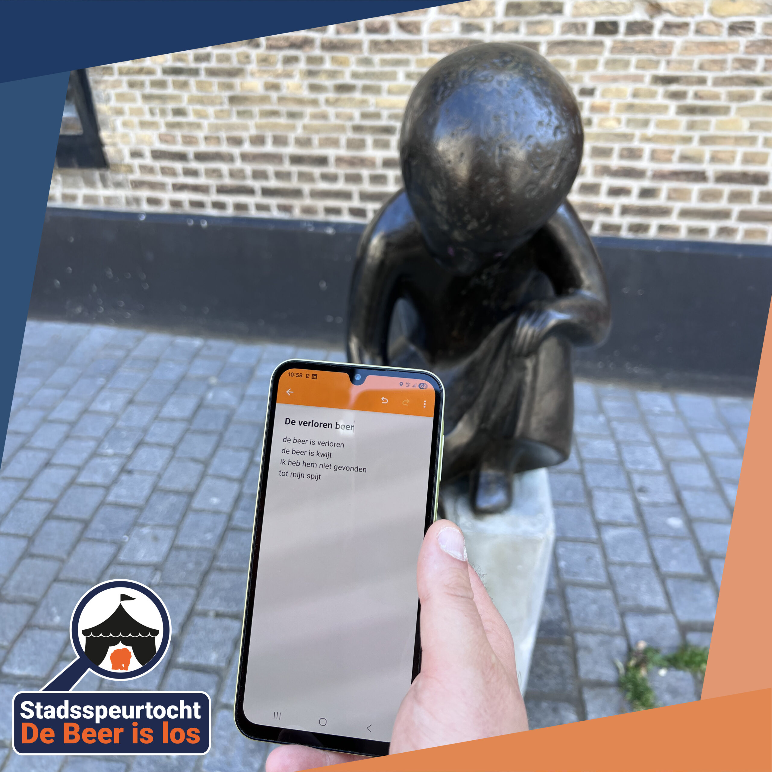 Stadsspeurtocht – De beer is los